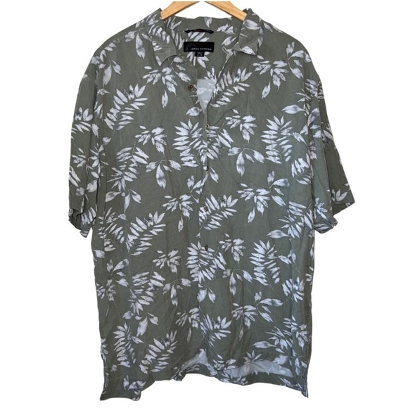 Greg Norman Sage Green Short Sleeve Button Down Shirt Size XL - Picture 1 of 7